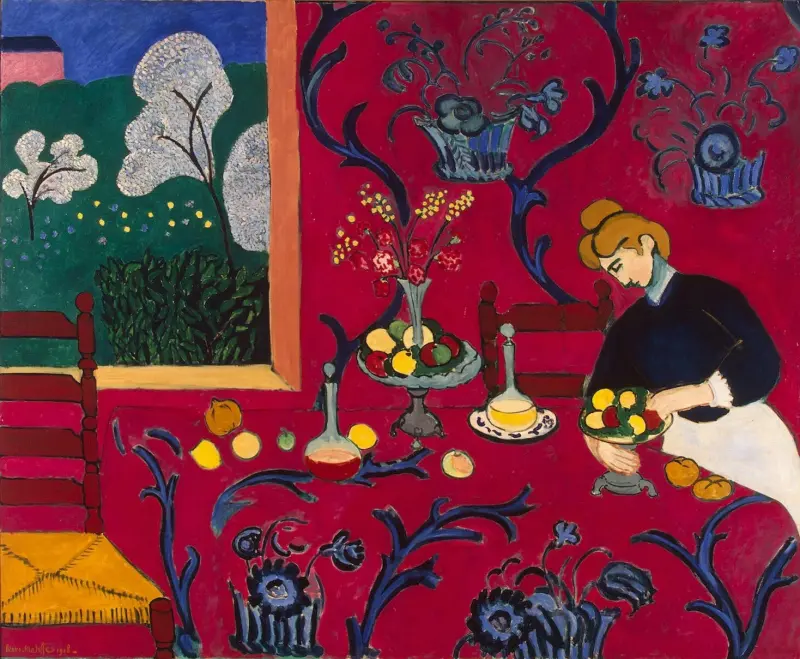 Armonía en rojo, Henri-Matisse