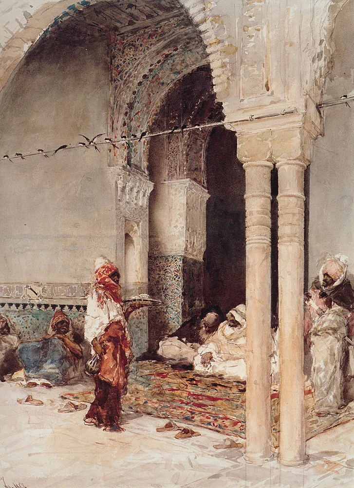 Café de las golondrinas, de Mariano Fortuny