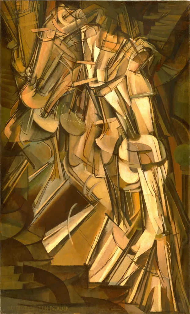 Desnudo bajando una escalera, Marcel Duchamp