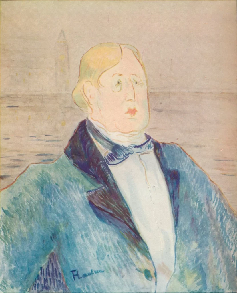 Retrato de Oscar Wilde, Touluse Lautrec