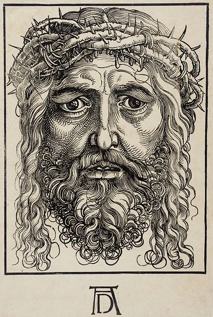 The Head of Christ Crowned, Durero